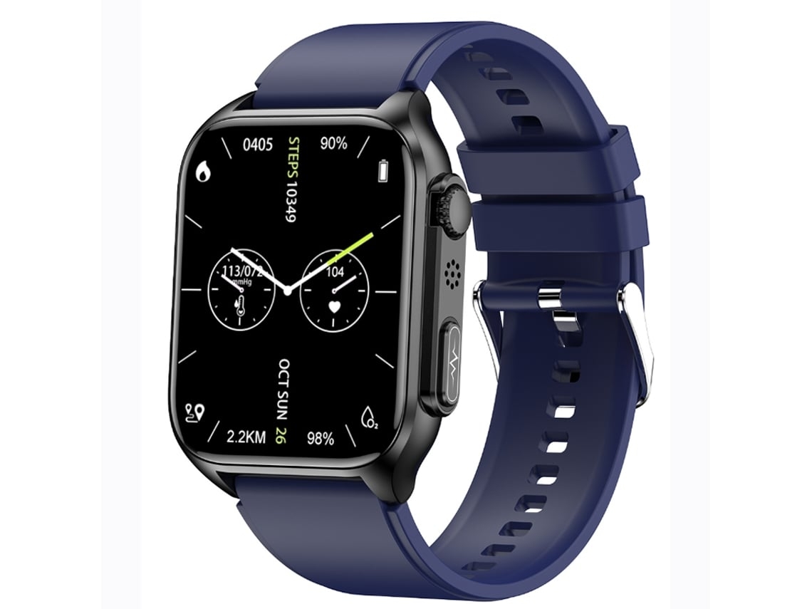 Reloj inteligente con llamadas Bluetooth, ECG, monitoreo no invasivo de azúcar en sangre, temperatura, frecuencia cardíaca y monitoreo del sueño.