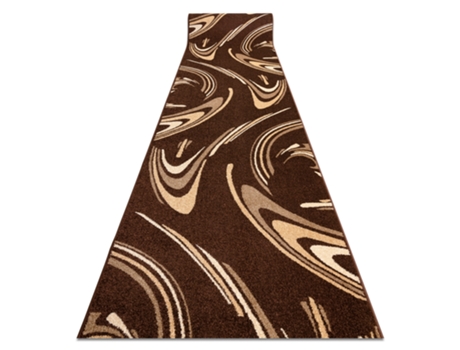 Alfombra de Pasillo Karmel Fryz - Coffee Marrón 110 cm