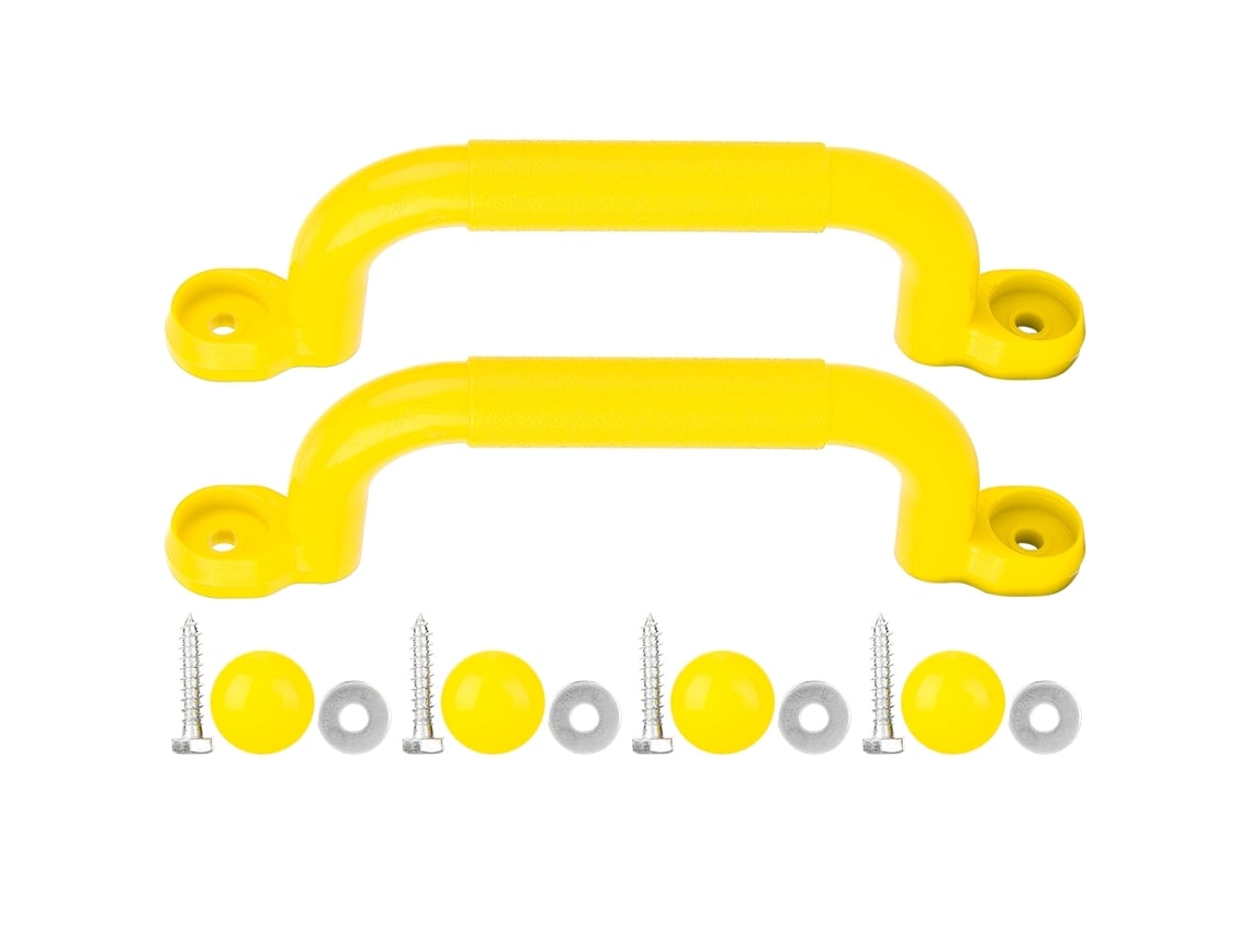 Mango De Plastico Para Niños Columpio Juguete Accesorios De Manija Antideslizante Seguro Para Parque Infantil Amarillo