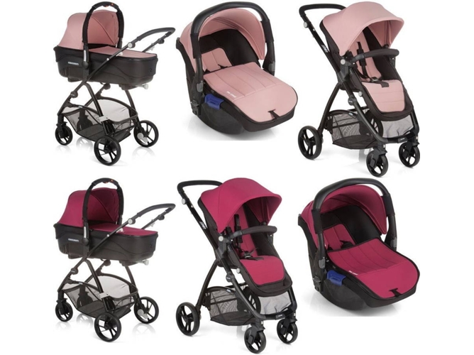 Carrito de Bebé Trio JANÉ Slide 3 Top Naif