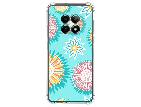 Funda Diseño Flores para Realme 12 5G 12X 5G TUMUNDOSMARTPHONE Silicona Multicolor