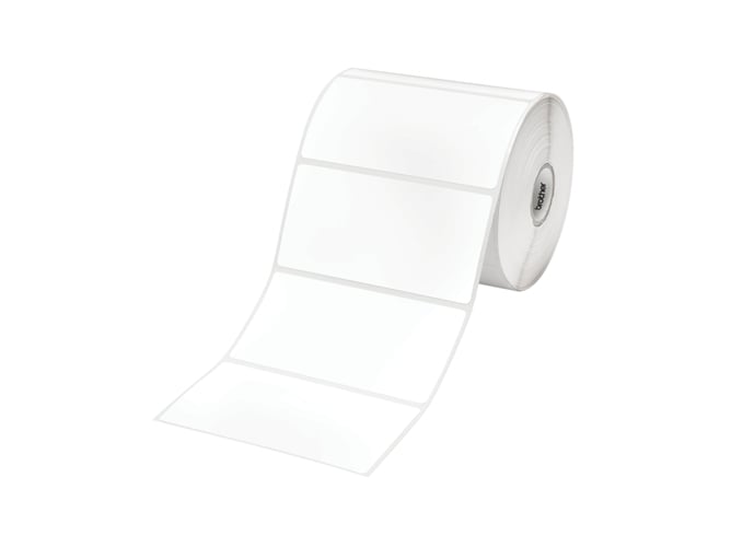 Etiquetas BROTHER 12 rollos. Cada rollo contiene 836 etiquetas de 102mm x 50 mm RDS03E1 para impresoras de etiquetas y tickets TD