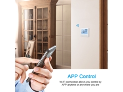 Termostato Inteligente Wi-fi, Programable, Control Por Aplicación, Pantalla Lcd, Calefacción Eléctrica, 16 A