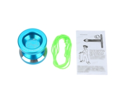 Yoyo Mágico Profesional N8, De Metal, Aluminio, Con Rodamiento, 8 Bolas, Kk, Para Niños, Azul.
