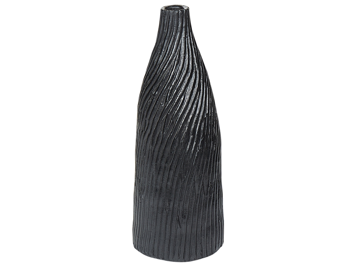 Jarra Decorativa Florentia Cerâmica 50 Cm Preto