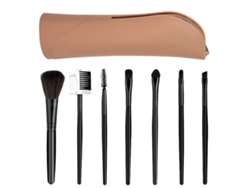 Estuche portátil para brochas de maquillaje, soporte para guardar brochas, lápices labiales, delineadores de ojos y lápices de cejas Kofihety