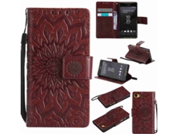 Funda Sony Xperia Z5 Compact 4.6 HONGWE. Marrón