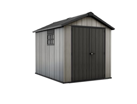 Caseta de Jardín de Resina KETER Oakland 759 En El (De Almacenamiento - Shed Building - Almacenamiento de Troncos - Acero Metal Madera -