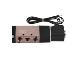 Válvula Solenoide Neumática De 5 Vías Y 2 Posiciones Pt1/8 De Aluminio, 12 V Cc, 4v110-06