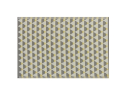Alfombra de patrón geométrico BELIANI Hisar de Polipropileno Gris 120x180