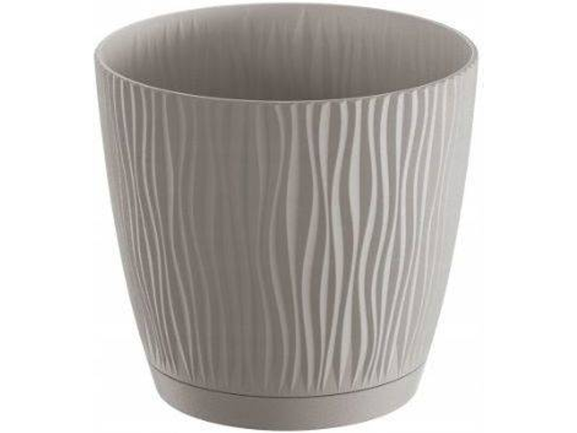Maceta PROSPERPLAST Sandy P (Beis - 23.9 x 23.9 x 22.5 cm)