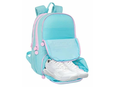 Mochila Escolar SAFTA Heaven (Poliéster 600D - Celeste)