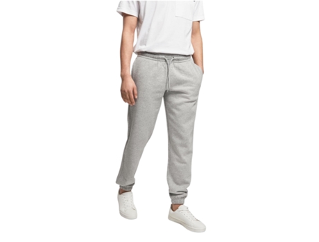 Pantalones Deportivos de Hombre para Fitness URBAN CLASSICS Chándal Basic Gris (S)