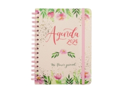 Finocam The Flower Journal Agenda A5 15,5 x 21,2 cm Rosa 2026