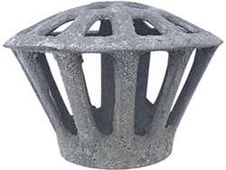 Tapa De Canalón De Hierro Fundido De 75 Mm, Protector Anti-obstrucción De Hojas, Filtro
