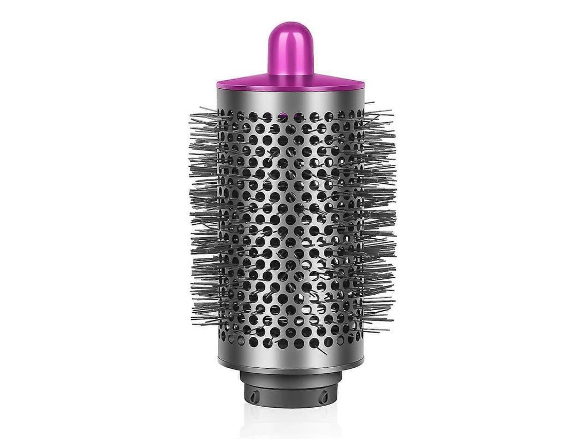 Cepillo Voluminizador Redondo Grande Compatible Con Dyson Airwrap, Ideal Para Cabello Largo (fucsia).