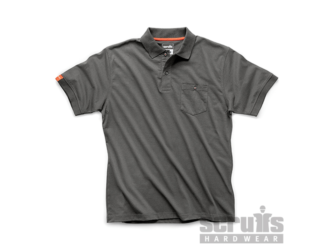 SCRUFFS T55420 Polo Eco Worker, color gris