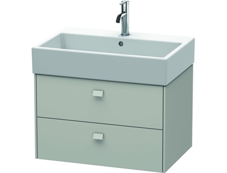 Mueble DURAVIT Brioso empotrado de pared 68,4 x 45,9 cm 2 cajones incl. hueco para sifón y delantal para lavabo Vero Air 235070