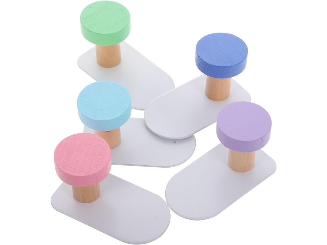 Juego Ganchos Adhesivos Pared Con Diseño