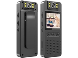 Cámara De Acción Hd 1080p Con Estabilización De Imagen, Mini Videocámara Con Pantalla Led Y