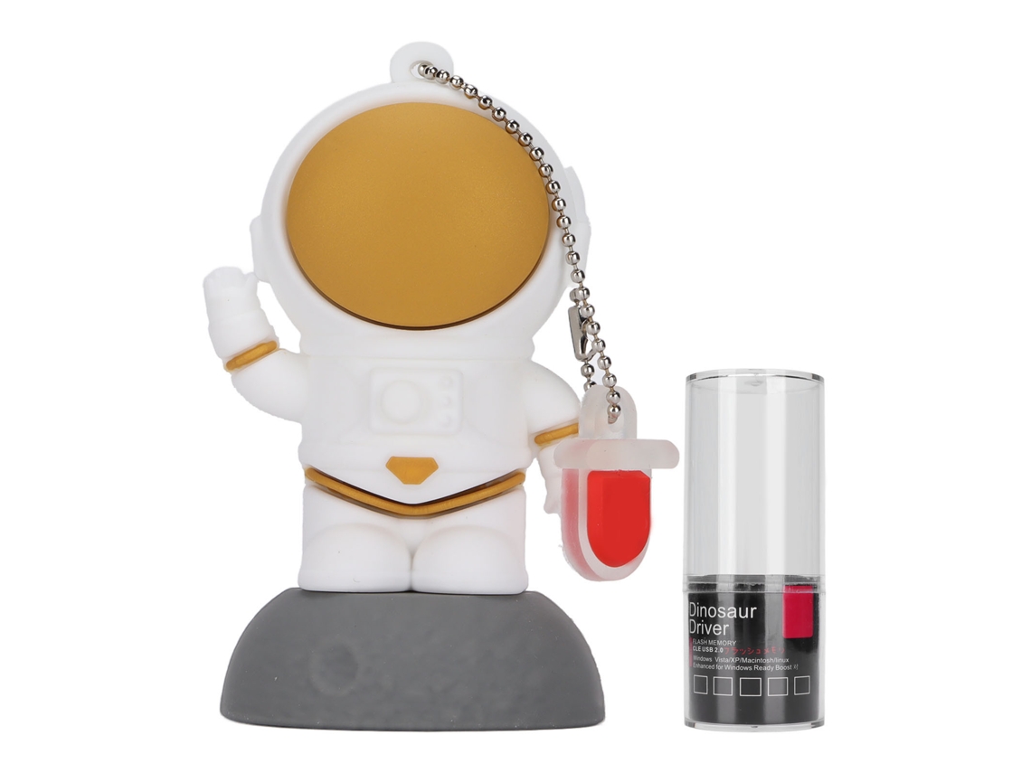 Unidad Flash Astronauta Cartoon 32gb Usb2.0 Velocidad Rápida Interfaz Hot Swap Pequeña Y Portátil