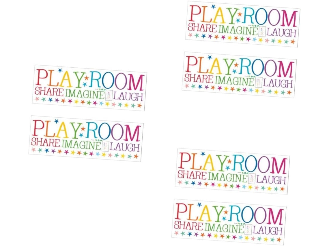 3 Láminas*3 Juegos De Pegatinas De Pared Con Frases Famosas Para La Decoración De La Habitación Infantil.