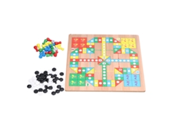 Ats-juego De Mesa 2 En 1: Ajedrez Volador Y Gobang, Juguete Educatsivo De Madera Multifuncional Para Niños