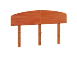 Maison Exclusive - Cabecero De Cama Madera Maciza De Pino Marrón Cera 150 Cm