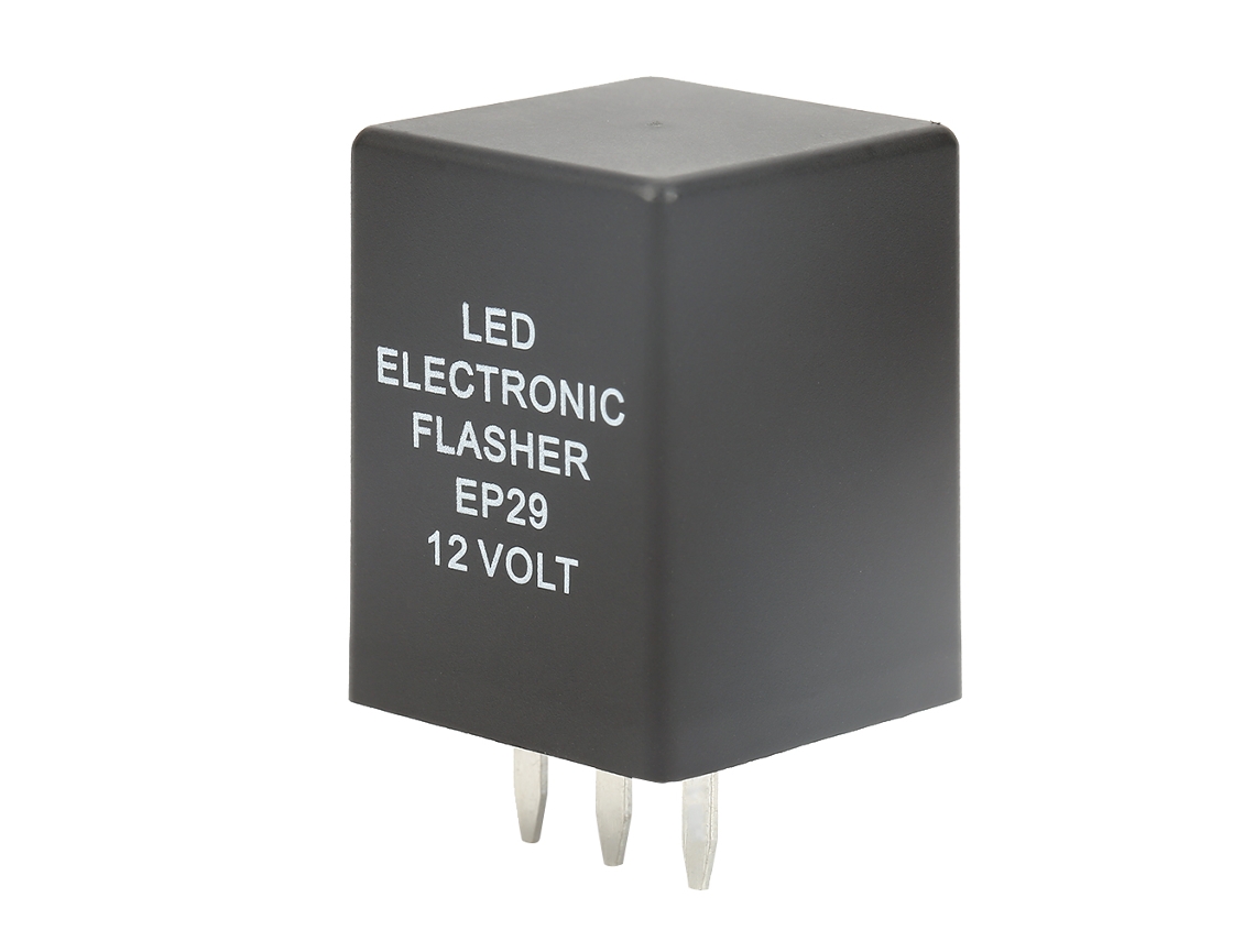 Relé Intermitente Ep29 De 4 Pines Para Lámparas De Señalización Led De 12 V Ford Fix Hyper Flash