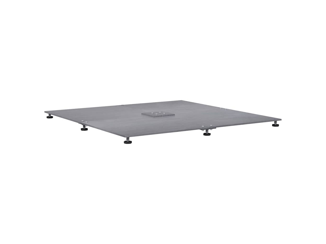 Base para sombrilla, acabado madera gris oscuro, EXCLUSIVA MAISON