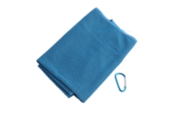 JILLIOPER Toalla Deportiva Azul Práctica - Toalla de Cuello en Microfibra Suave y Transpirable para Yoga, Gimnasio, Camping, Correr