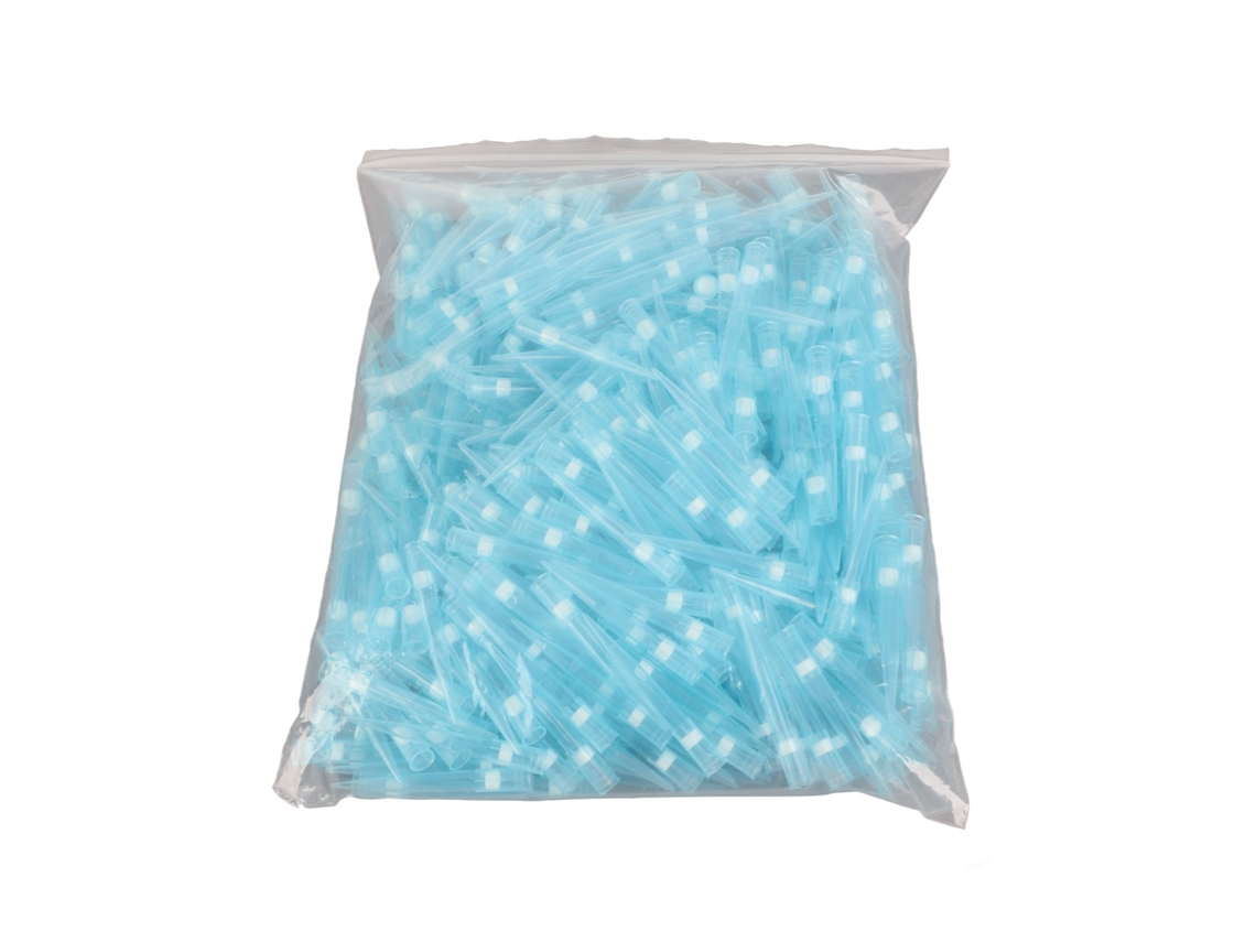 Punta De Pipeta De Plástico Pp Transparente Universal Con Filtro Para Laboratorio 500pcs 7cm 1000ul