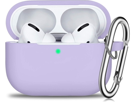 Funda para AirPods Pro con llavero, protección completa de silicona, accesorios para mujeres, hombres y niñas con la última funda para AirPods Pro ...