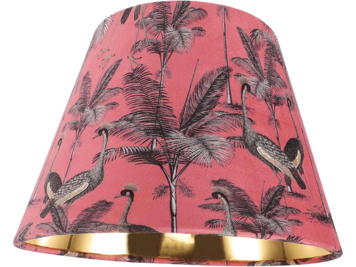 Lámpara De Mesa Decorativa Con Estampado De Pavo Real, Cubierta Ligera, Compatible Con Bombillas E27 Y E14.