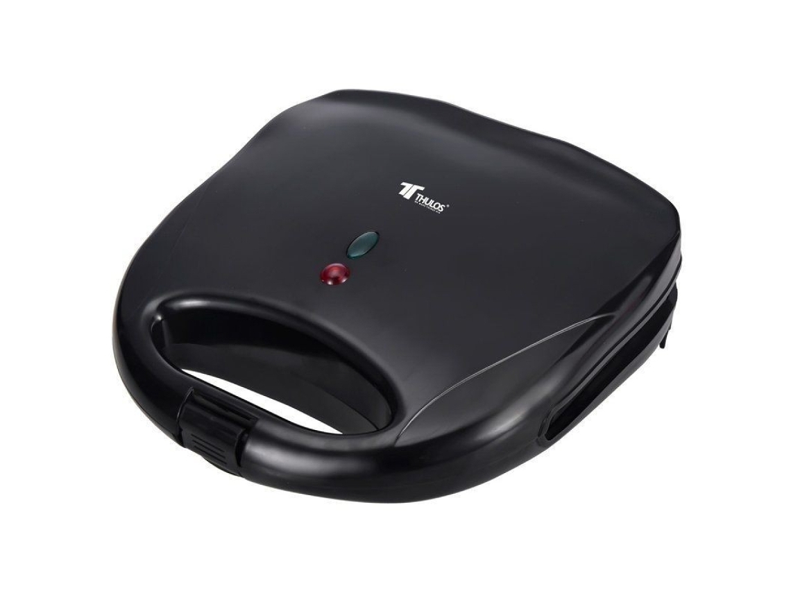 Sandwichera Eléctrica con Capacidad para 2 Sándwiches 750W Prepara deliciosos sándwiches con esta práctica sandwichera eléctrica de 750W. Se THULOS