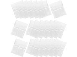 Besportble 50 De Pvc Y Bolsillo De Doble Cara 29,50 X 15,50 X 0,20 Cm Pulgadas -dimensiones: 29,50 X 15,50 ...