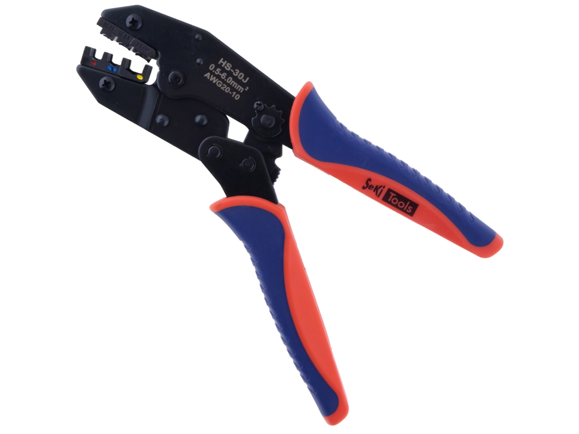 Alicates de engarce para terminales aislados para cable de 0,5-6,0 mm² – SEKI