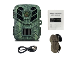 Cámara De Vigilancia Para Fauna Silvestre Con Visión Nocturna Activada Por Movimiento, Resistente Al Agua Ip65 Para Uso En Exteriores.
