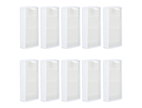 Filtro hepa 10pcs para ecovacs cen546 s/cr120/eco robô varredor