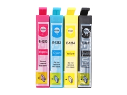 4pcs Cartuchos De Tinta Bk C M Y Para Stylus S22 Sx125 Sx130 Sx230 Impresora Sin Descoloración