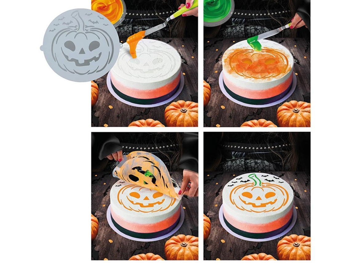 Plantilla de Calabaza Decoración Pasteles 25 cm