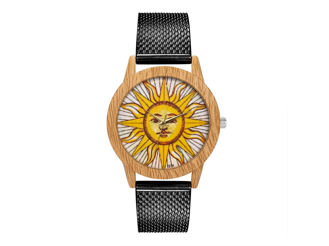 Relojes De Moda Unisex Para Homem E Mulher Relógio De Pulseira De Quartzo (preto)