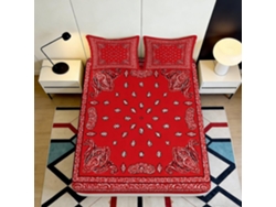 Estampado Microfibra Microfibra Diseño Almohada Juego Color 200x25cm