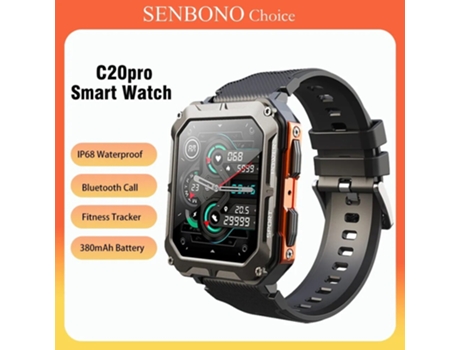 Reloj inteligente C20Pro para hombre con llamada Bluetooth 35 días en espera 123 modos deportivos IP68 resistente al agua C20 Pro Sport Smartwatch ...