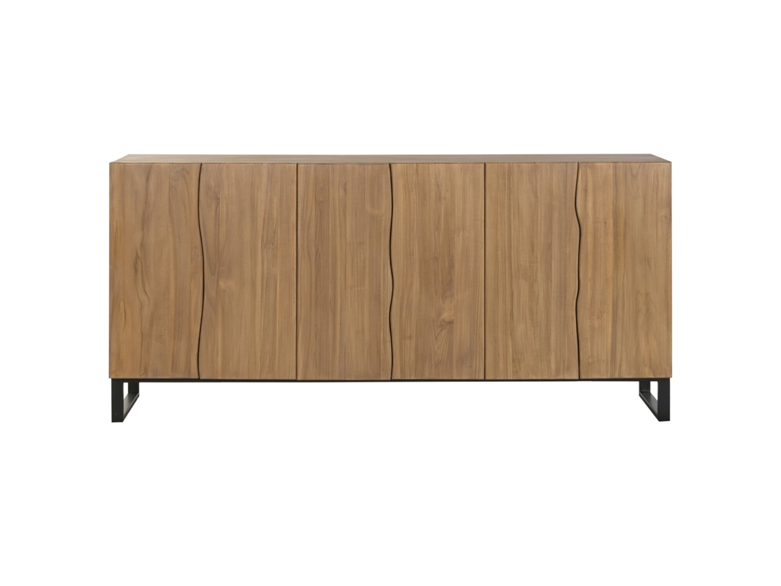 Buffet Teca Metal Natural Natural 180x40x85cm