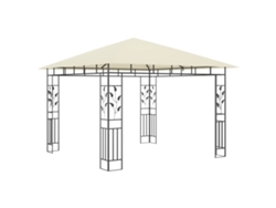 Gazebo con mosquitera 3x3x2,73 m 180 g/m² Crema Wsd893996 Lovely Home