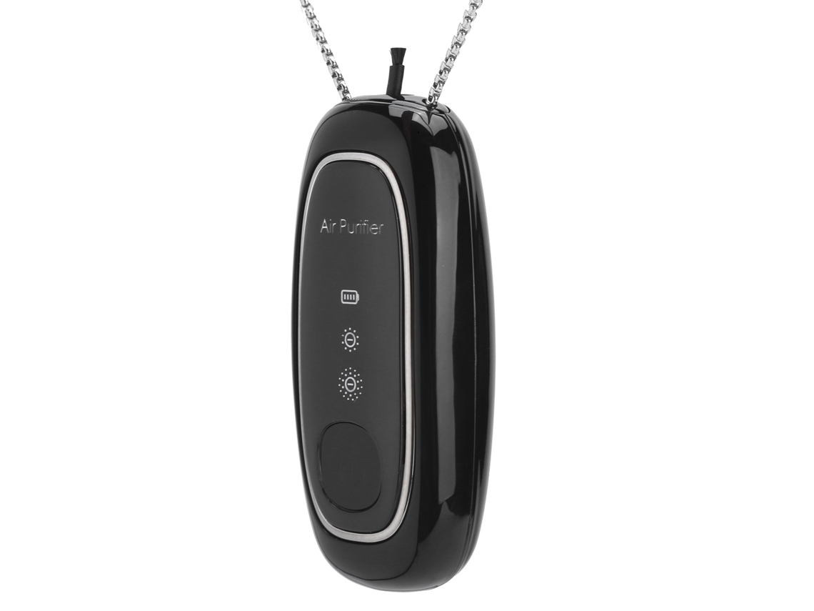Purificador De Ar Portátil Mini Colar Hanging Neck Com Íons Negativos Para Pm2,5 Poeira