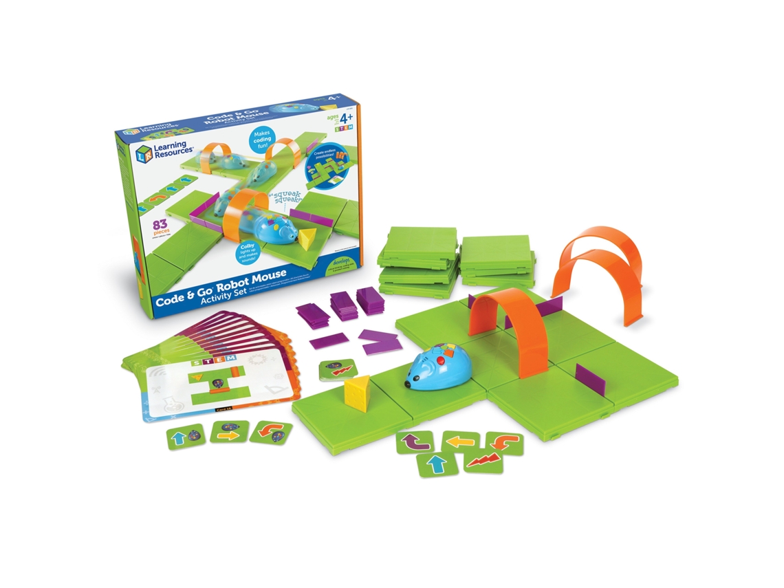 Recursos de aprendizaje Robot Mouse Code Go Toy Set STEM para programación Recursos de aprendizaje