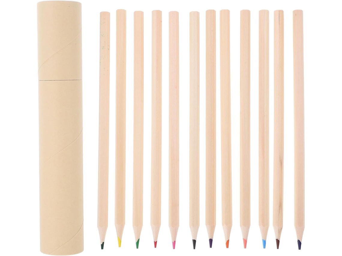 Lápices De Colores De 12 Piezas Para Estudiantes, Colorear, Jardín De Infancia, Dibujo, Hogar, Escuela.