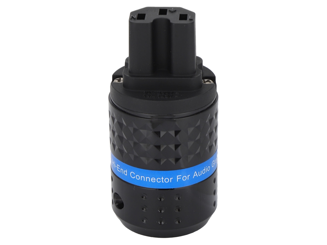 Enchufe De Alimentación De Audio Monosaudio De Cobre Puro Con Revestimiento De Oro De 24 Quilates, Universal 100-250v